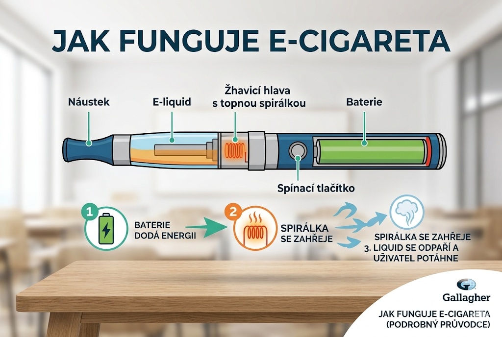 Jak funguje e-cigareta